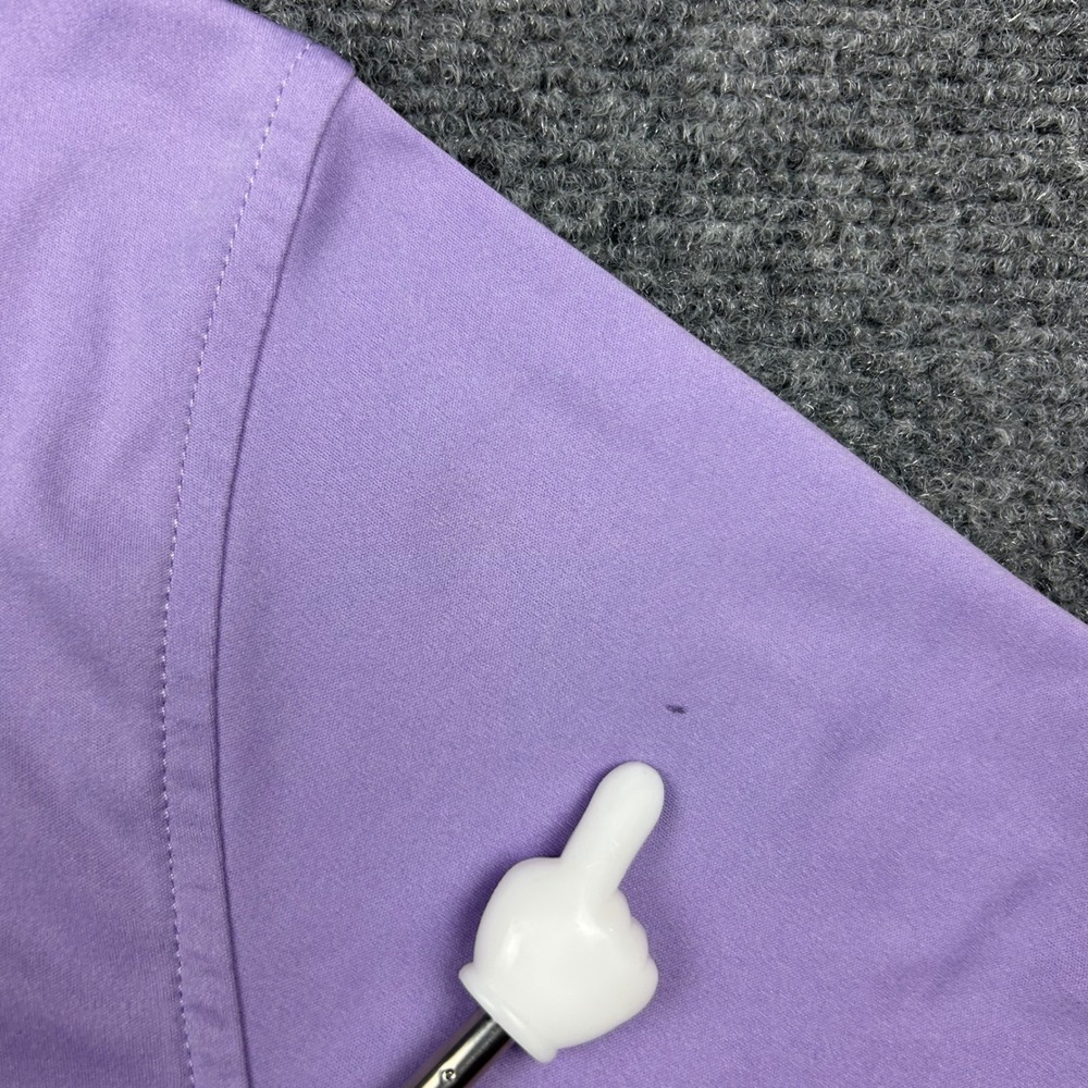 Peter Millar Polo Shirt Mens M Purple Featherweight Broadmoor Golf Club - Picture 2 of 12